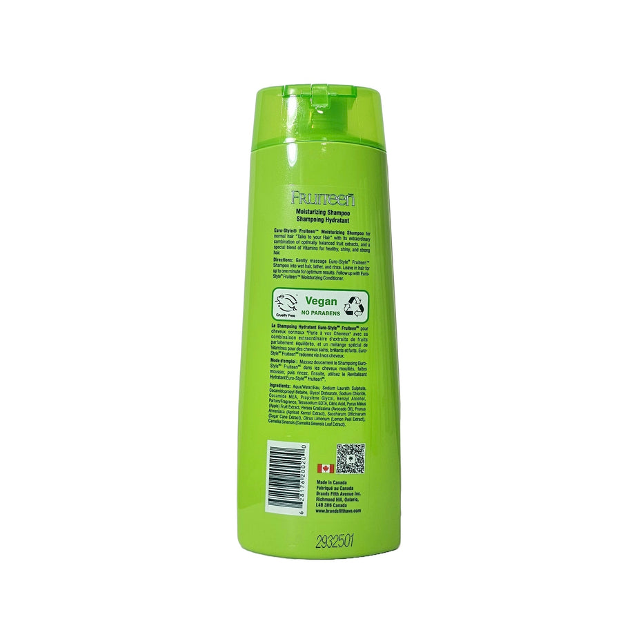 Moisturizing Shampoo with Fruit Extracts, Vegan Formula, Paraben-Free.