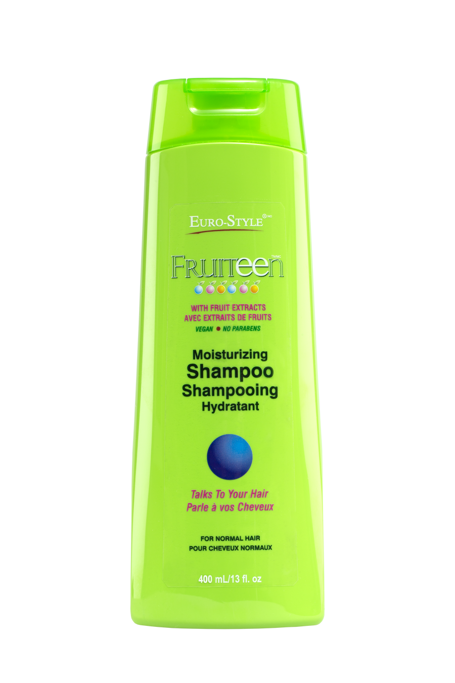 Moisturizing Shampoo with Fruit Extracts, Vegan Formula, Paraben-Free.