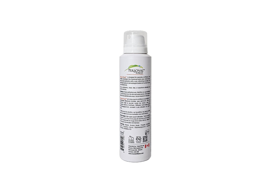 Personal Touch® Deodorant Body Spray Green Tea Cucumber   4 oz.Net Wt.