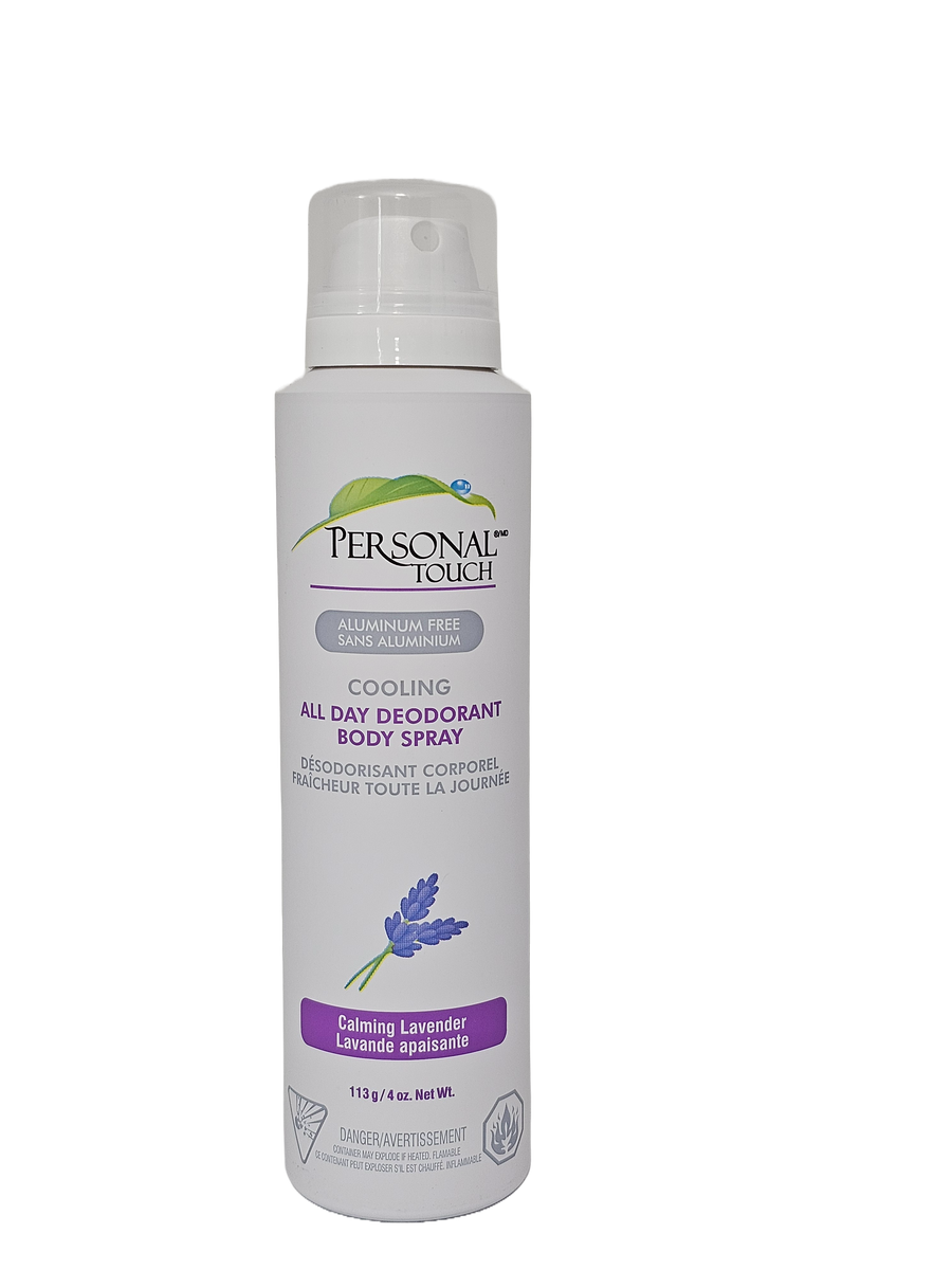Personal Touch® Deodorant Body Spray Calming Lavender / 4 oz.Net Wt.